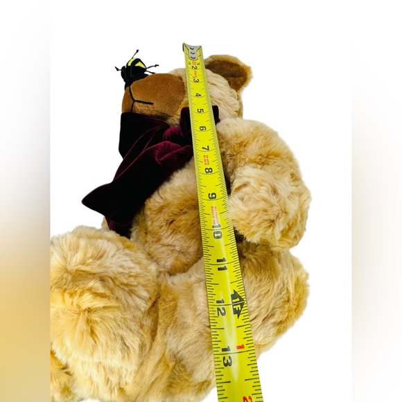 Chosun Intl Teddy Bear Bumblebee Bee on Nose Plush 14" Stuffed Animal Velvet Bow - Picture 7 of 8